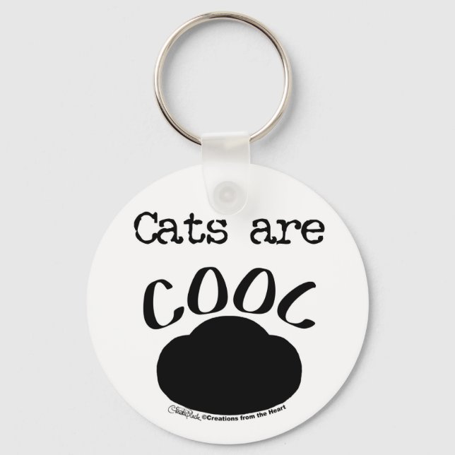 Chaveiro Impressão legal de Cat-Paw (Frente)