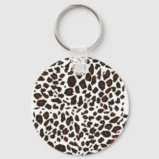 Chaveiro Impressão Leopardo de Neve