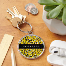 Impressão Leopardo, Manchas, Leopardo Amarelo, Seu