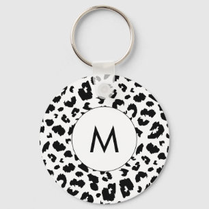 Chaveiro Impressão-leopardo personalizável