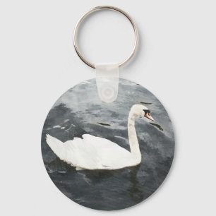Chaveiro Impressionista Swan