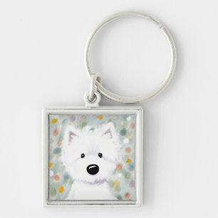 Chaveiro Impressões KiniArt Fluffy Westie