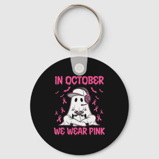 Chaveiro In October We Wear Nk Breast Cancer Gaming Ghost Y