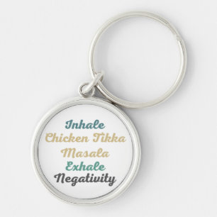 Chaveiro Inalar Galinha Tikka Masala Exalar Negatividade