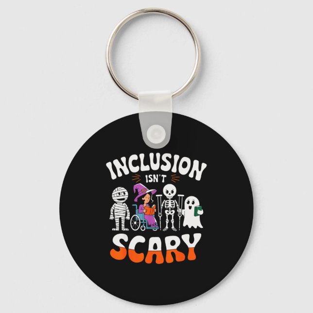 Chaveiro Inclusion Isn't Y Sped Halloween Special Education (Frente)