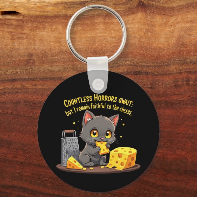 Chaveiro Incontáveis Horrores Esperam, Mas Eu Permaneço Fie (Frente)