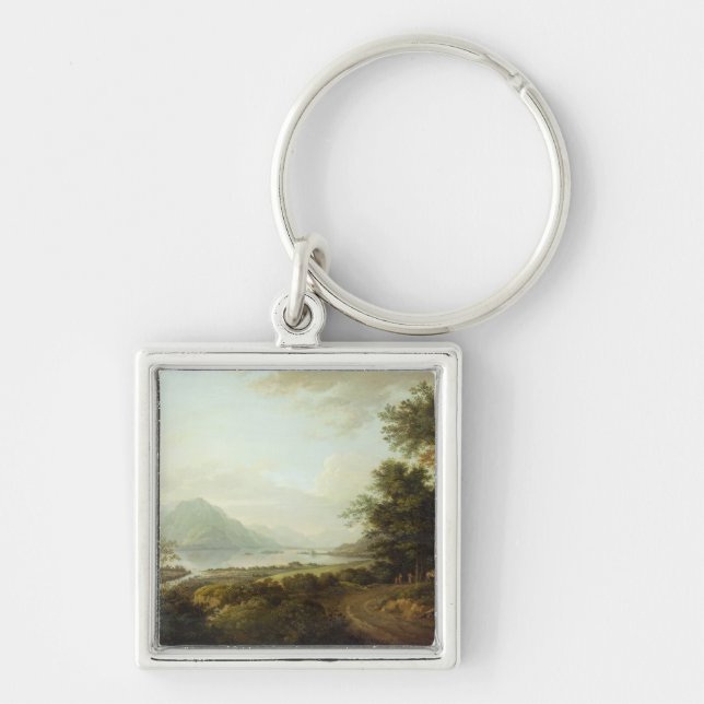 Chaveiro Incrédulo do Loch, Argyllshire, c.1780-1800 (óleo (Frente)