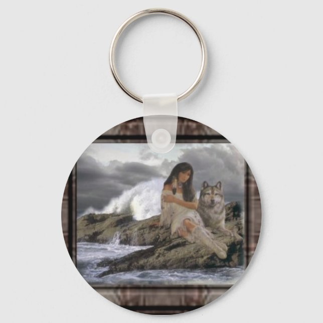 Chaveiro IndainMaiden_Wolf (Frente)