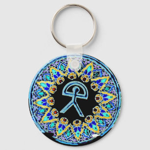 Chaveiro Indalo Man Cermaics, Almeria, Espanha