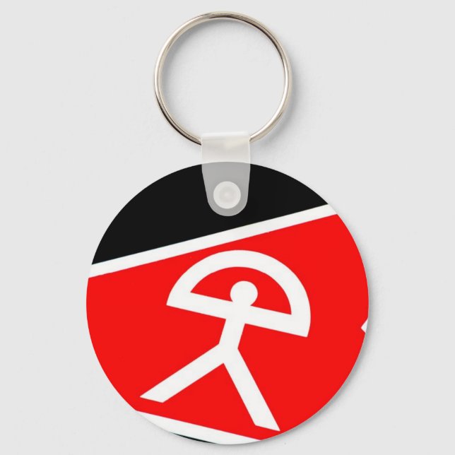 Chaveiro Indalo Man da região da Espanha de Almeria (Frente)