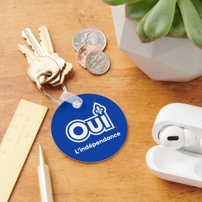 Chaveiro Indépendance du Québec OUI (Mesa)