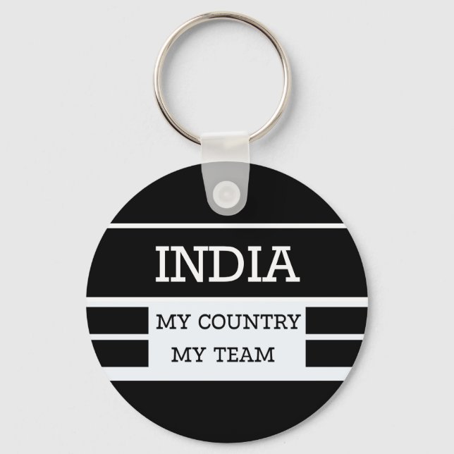 Chaveiro India My Country My Team Concept (Frente)