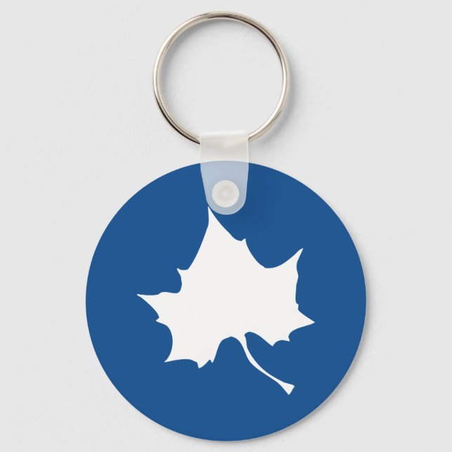 Chaveiro Indiana State Leaf (Frente)