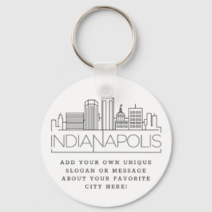 Chaveiro Indianapolis Estilizada Linha Cria   Slogan Person