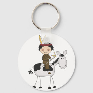 Chaveiro Indiano no camiseta e nos presentes do cavalo