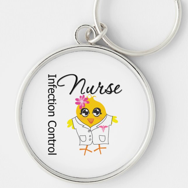 Chaveiro Infection Control Nurse Chick v2 (Frente)