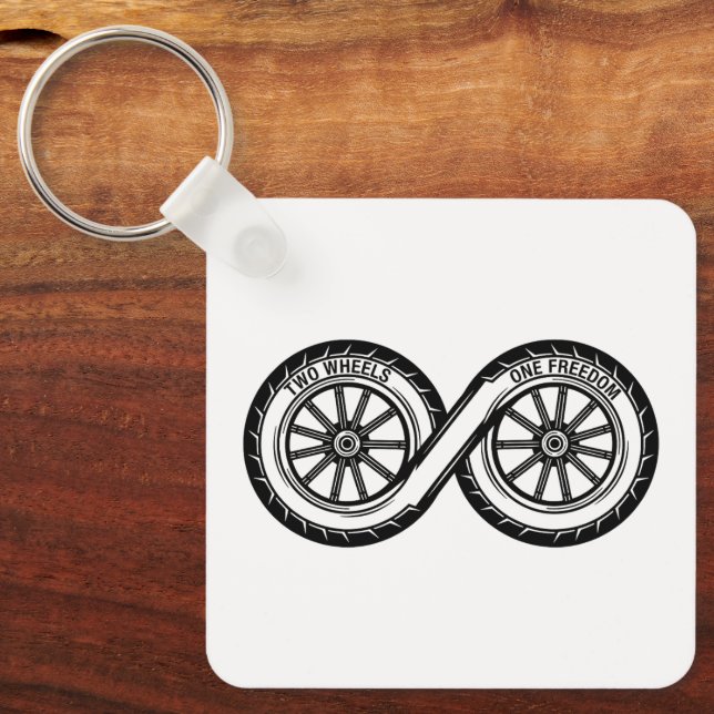 Chaveiro Infinity Two Wheels Freedom (Frente)
