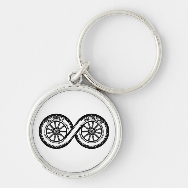 Chaveiro Infinity Two Wheels Freedom (Frente)