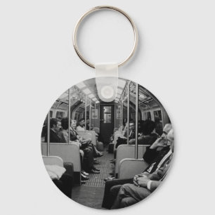 Chaveiro Inglaterra vintage Londres trem interior do vagão