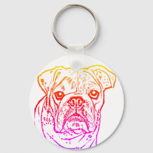 Chaveiro inglês do buldogue