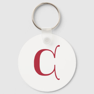 Chaveiro Inglês Gótico - Letra C