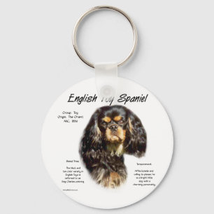 Chaveiro Inglês Toy Spaniel (carles de rei) Design de Histó