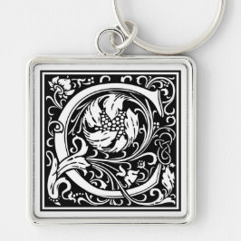 Chaveiro Inicial decorativa "C" da letra