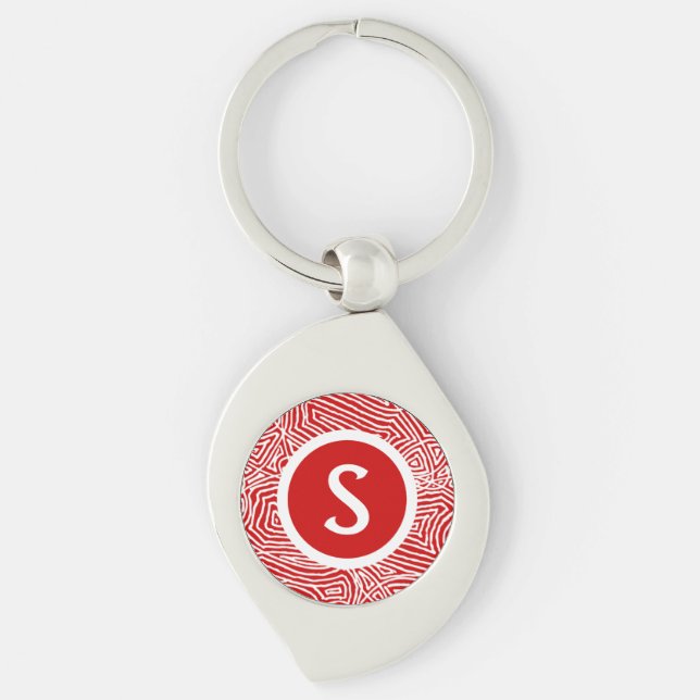 Chaveiro Inicial em Vermelho (Frente)