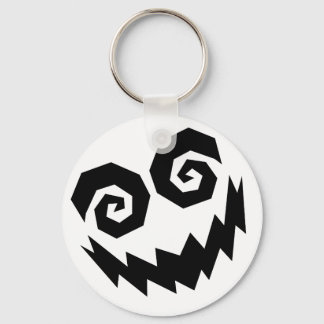 Chaveiro Insano No Rosto Branco+Preto