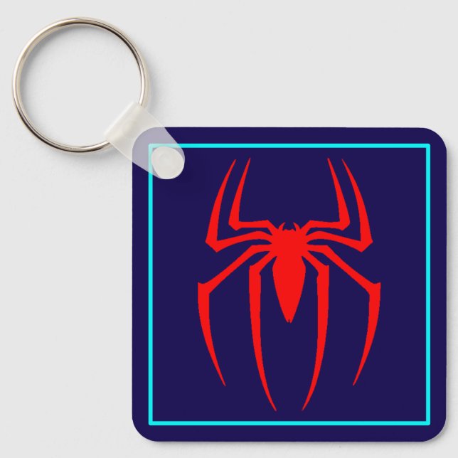 Chaveiro Inseto de aranha vermelha-63201 (Frente)