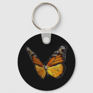 Chaveiro Inseto de vôo alaranjado da borboleta do monarca