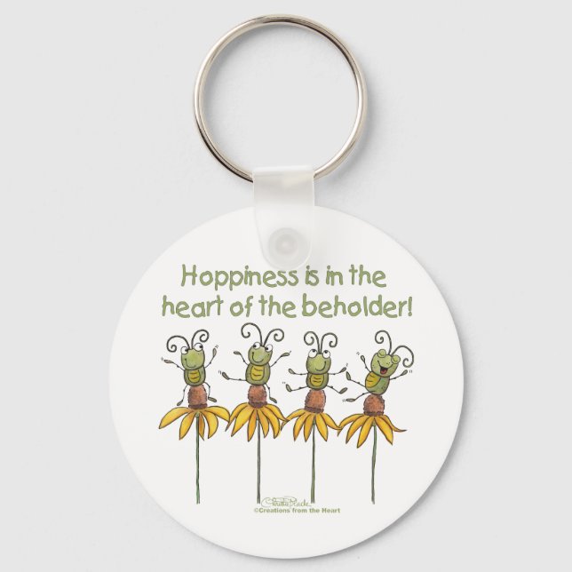 Chaveiro Insetos nas flores (Frente)