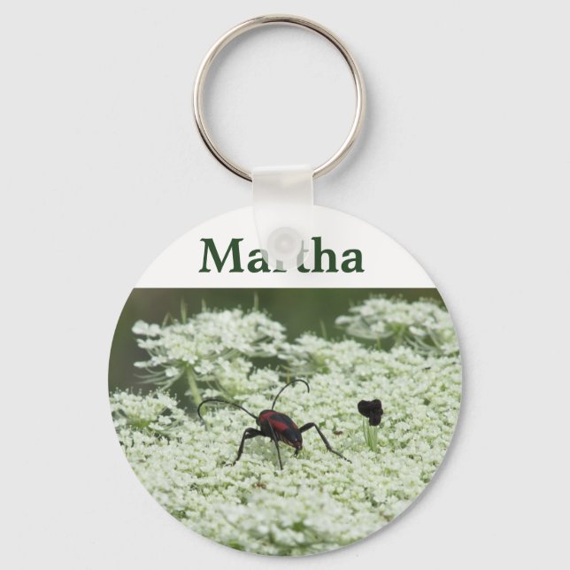 Chaveiro Insetos no Botão de Elderflower (Frente)