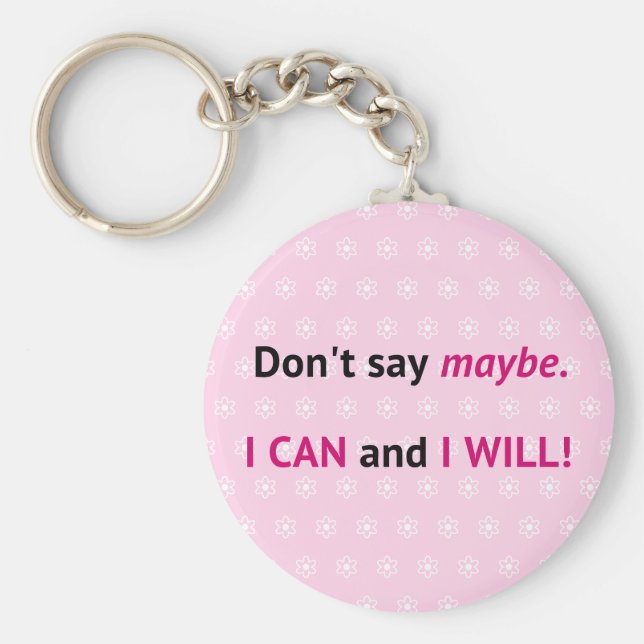 Chaveiro Inspiração que eu posso e eu pinto (Frente)