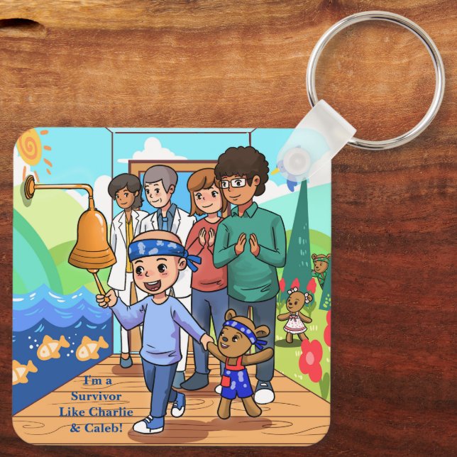 Chaveiro Inspiracional sem cancer (Verso)