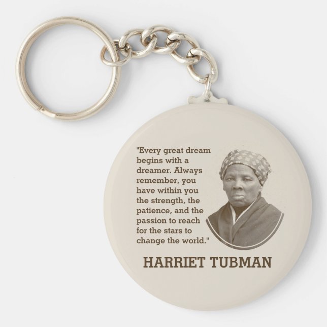 Chaveiro Inspirational Black History Month HARRIET TUBMAN (Frente)