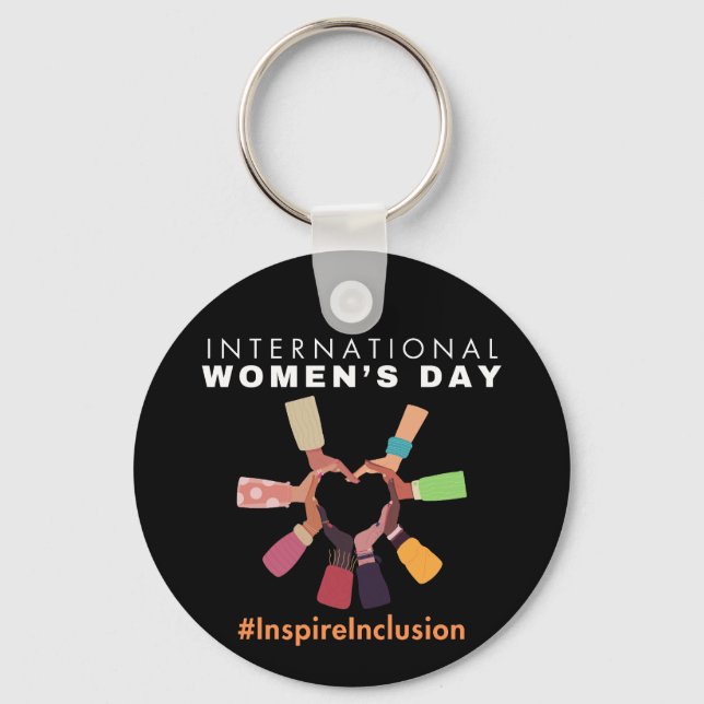 Chaveiro Inspire Inclusion International Women Day (Frente)
