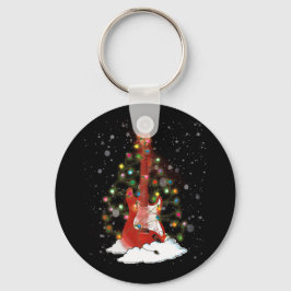 Chaveiro Instrumento Musical de Árvore de Natal Bass Jubile