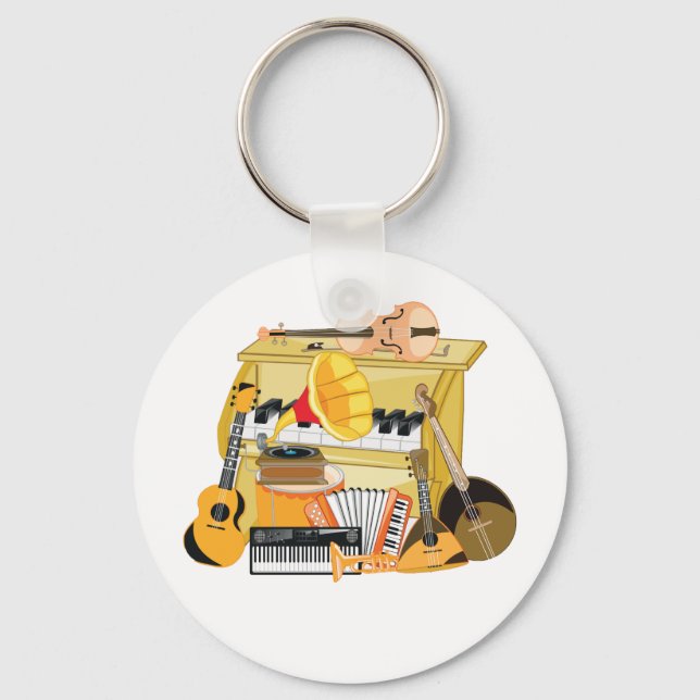 Chaveiro Instrumentos de música (Frente)
