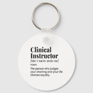Chaveiro Instrutor Clínico Professor de Enfermagem Definiçã