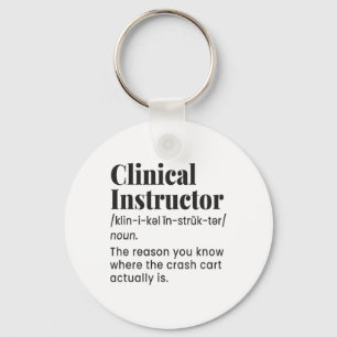 Chaveiro Instrutor Clínico Professor de Enfermagem Definiçã