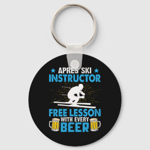 Chaveiro Instrutor de Après-ski Aula Grátis Com Cada Cervej