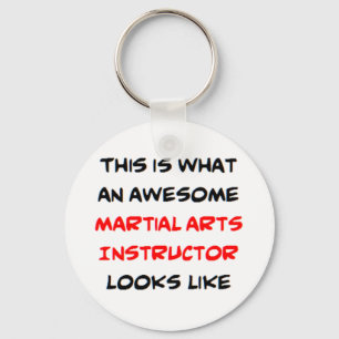 Chaveiro instrutor de artes marciais, incrível