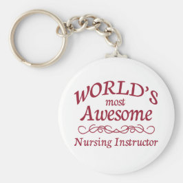 Chaveiro Instrutor de enfermagem mais incrível do mundo