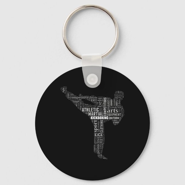 Chaveiro Instrutor de Kickboxing  (Frente)