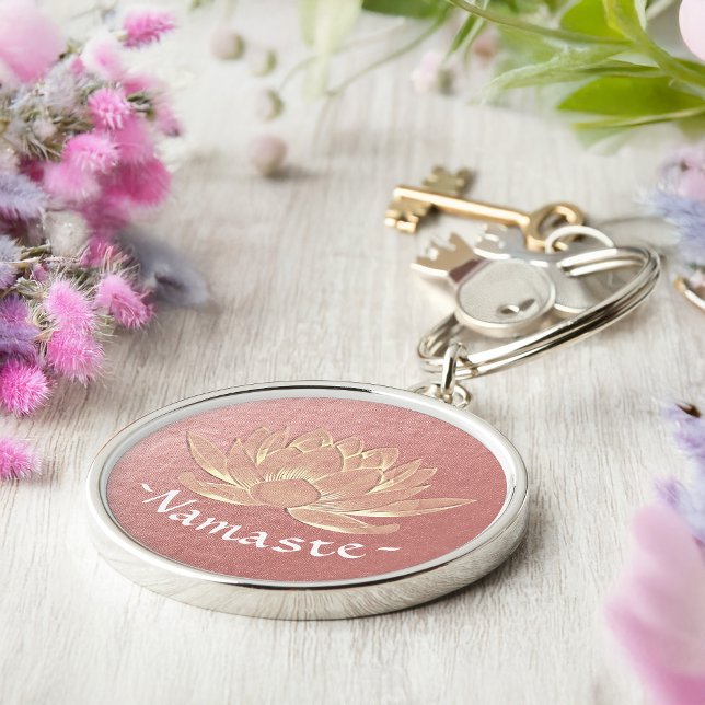 Chaveiro Instrutor de Meditação do YOGA Studio Reiki Dourad (Criador carregado)