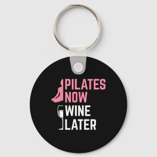 Chaveiro Instrutor de Pilates Agora Vinho Depois Exercício