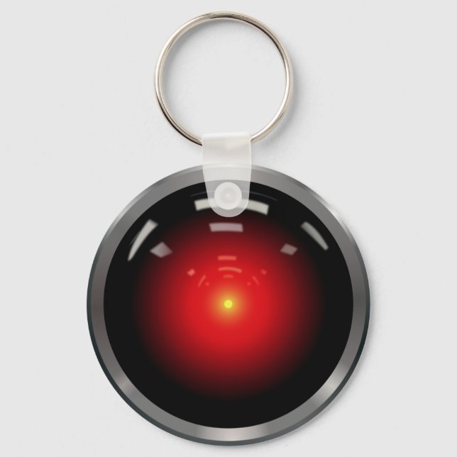 Chaveiro Inteligência Artificial de Olhos de Computador (Frente)