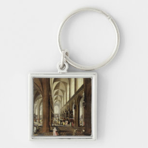 Chaveiro Interior da catedral de Antuérpia, c.1650