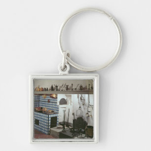 Chaveiro Interior da cozinha do hotel de Cabris